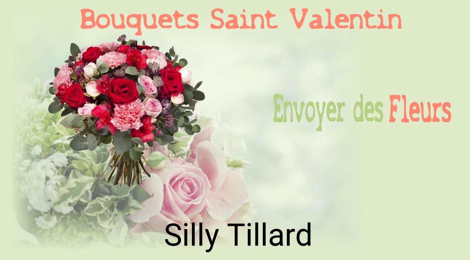 Roses de Saint-Valentin livrées à Silly-Tillard
